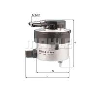 Filtro Combustible Mahle KL 569 para Ford Mazda Volvo