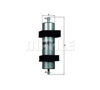 Filtro de combustible Filtro de tubería KL 596 MAHLE para AUDI A8 D4 Q7 Q5 A5