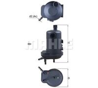 Mahle Filter KL633D Filtro De Combustible