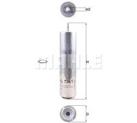 KNECHT FILTER Filtro combustible para BMW: SÃ©rie 3, SÃ©rie 2, SÃ©rie 1, SÃ©rie 4 & MINI: MINI & ALPINA: D3, D4 (Ref: KL 736/1D)