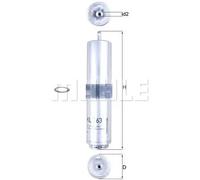 KNECHT FILTER Filtro combustible para BMW: Série 3, X3, X4, X1 & ALPINA: XD3, D3 (Ref: KL 763D)