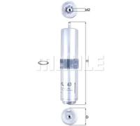 Filtro de combustible Filtro de tubería KL 763D MAHLE para ALPINA BMW