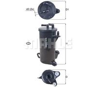 KNECHT FILTER Filtro combustible para HONDA: CR-V, HR-V, Civic (Ref: KL 764D)