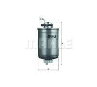 Filtro de combustible Filtro de tubería KL 77 KNECHT para SEAT VW SKODA