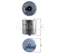 KNECHT FILTER Filtro combustible para MAZDA: 5, 3, 2 & FORD: C-Max, Fiesta, Connect, Focus, Courier, Ecosport, Mondeo, Galaxy, B-Max (Ref: KL 780)