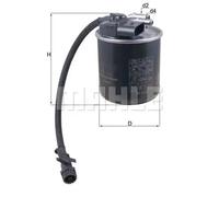 Filtro de combustible Filtro de tubería KL 912 MAHLE para MERCEDES-BENZ CLASE C