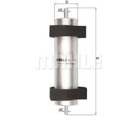 Filtro de combustible KNECHT KL 916