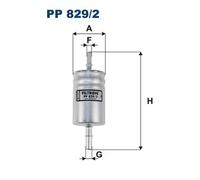 FILTRON PP 829/2 Filtro combustible