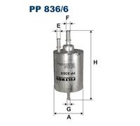 FILTRON PP 836/6 Filtro combustible