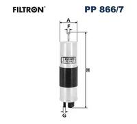 Filtro de combustible Filtro de tubería PP 866/7 FILTRON para VOLVO XC90 II