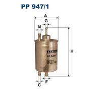 Filtro combustible FILTRON PP947/1