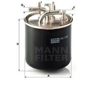 Filtro combustible MANN-FILTER WK 1136