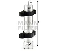 Filtro de combustible Filtro de tubería WK 521/2 MANN-FILTER para BMW 3 Compact