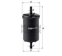 Filtro de combustible Filtro de tubería WK 6002 MANN-FILTER para RENAULT NISSAN
