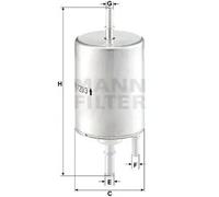 Filtro de combustible Filtro de tubería WK 720/3 MANN-FILTER para AUDI A4 B6