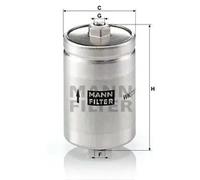 Filtro combustible MANN-FILTER WK 725