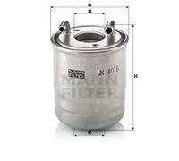 Filtro de combustible Filtro de tubería WK 8016 x MANN-FILTER para MERCEDES-BENZ