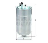 Filtro de combustible Filtro de tubería WK 8021 MANN-FILTER para OPEL CORSA D