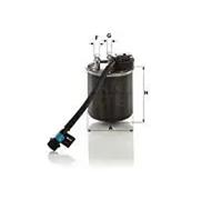 Filtro combustible MANN-FILTER WK 820/23