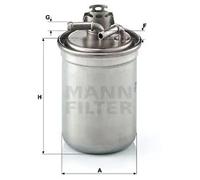 MANN-FILTER Filtro de combustible WK 823/3 x para SKODA VW