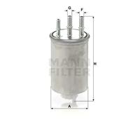 Filtro combustible MANN-FILTER WK 829/6