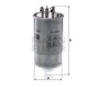 Filtro de combustible Filtro de tubería WK 853/23 MANN-FILTER para OPEL CORSA D