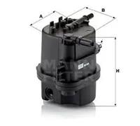 Filtro de combustible Filtro de tubería WK 9015 x MANN-FILTER para PEUGEOT FORD