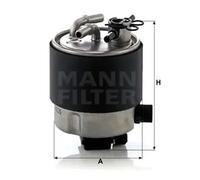 Filtro de combustible Filtro de tubería WK 9026 MANN-FILTER para NISSAN