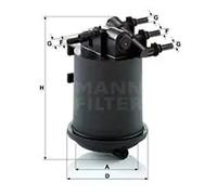 Filtro de combustible Filtro de tubería WK 939/1 MANN-FILTER para RENAULT KANGOO