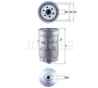 Filtro de combustible Filtro enroscable KC 101/1 KNECHT para HYUNDAI KIA