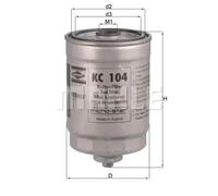 knecht KC 104 Filtro de combustible