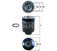 Filtro de combustible Filtro enroscable KC 135D KNECHT para TOYOTA