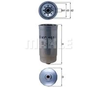 MAHLE KC 161 Filtro combustible Filtro enroscable Compatible con RENAULT Master Pro Furgón FH MASTER PRO Caja/Chasis HH, UH MASCOTT Caja/Chasis UH, HH Mascott Furgón FH, RENAULT TRUCKS