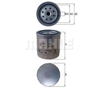 Filtro de combustible KNECHT KC 22