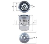 Filtro combustible KNECHT KC 236