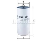 Filtro de combustible Filtro enroscable KC 251 KNECHT para VOLVO RENAULT TRUCKS