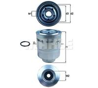 MAHLE ORIGINAL KC 256D Filtro combustible