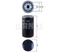 Filtro de combustible Filtro enroscable KC 28 KNECHT para ERF B-Serie C-Serie