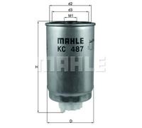 KNECHT FILTER Filtro combustible para DODGE: Caliber & JEEP: Compass, Patriot & LANCIA: Voyager & FIAT: Freemont (Ref: KC 487)