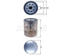 Filtro de combustible Filtro enroscable KC 5 KNECHT para TOYOTA NISSAN JEEP