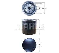 Filtro de combustible Filtro enroscable KC 59 MAHLE para MAZDA FORD MITSUBISHI