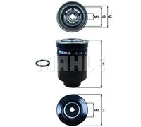 Filtro de combustible Filtro enroscable KC 83D KNECHT para TOYOTA VW MAZDA
