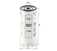 Filtro de combustible Filtro enroscable PL 420 x MANN-FILTER para DAF SOLARIS