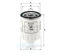 Filtro de combustible Filtro enroscable PL 50/1 MANN-FILTER