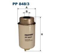 Filtro de combustible Filtro enroscable PP 848/3 FILTRON para FORD