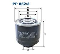 Filtro de combustible Filtro enroscable PP 852/2 FILTRON para MITSUBISHI