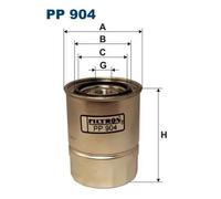 Filtro de combustible Filtro enroscable PP 904 FILTRON para NISSAN CHERRY III