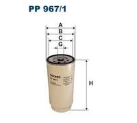 Filtro de combustible Filtro enroscable PP 967/1 FILTRON para DAF SOLARIS GINAF