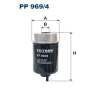 Filtro combustible FILTRON PP969/4