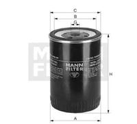 Filtro de combustible Filtro enroscable WDK 11 102/2 MANN-FILTER